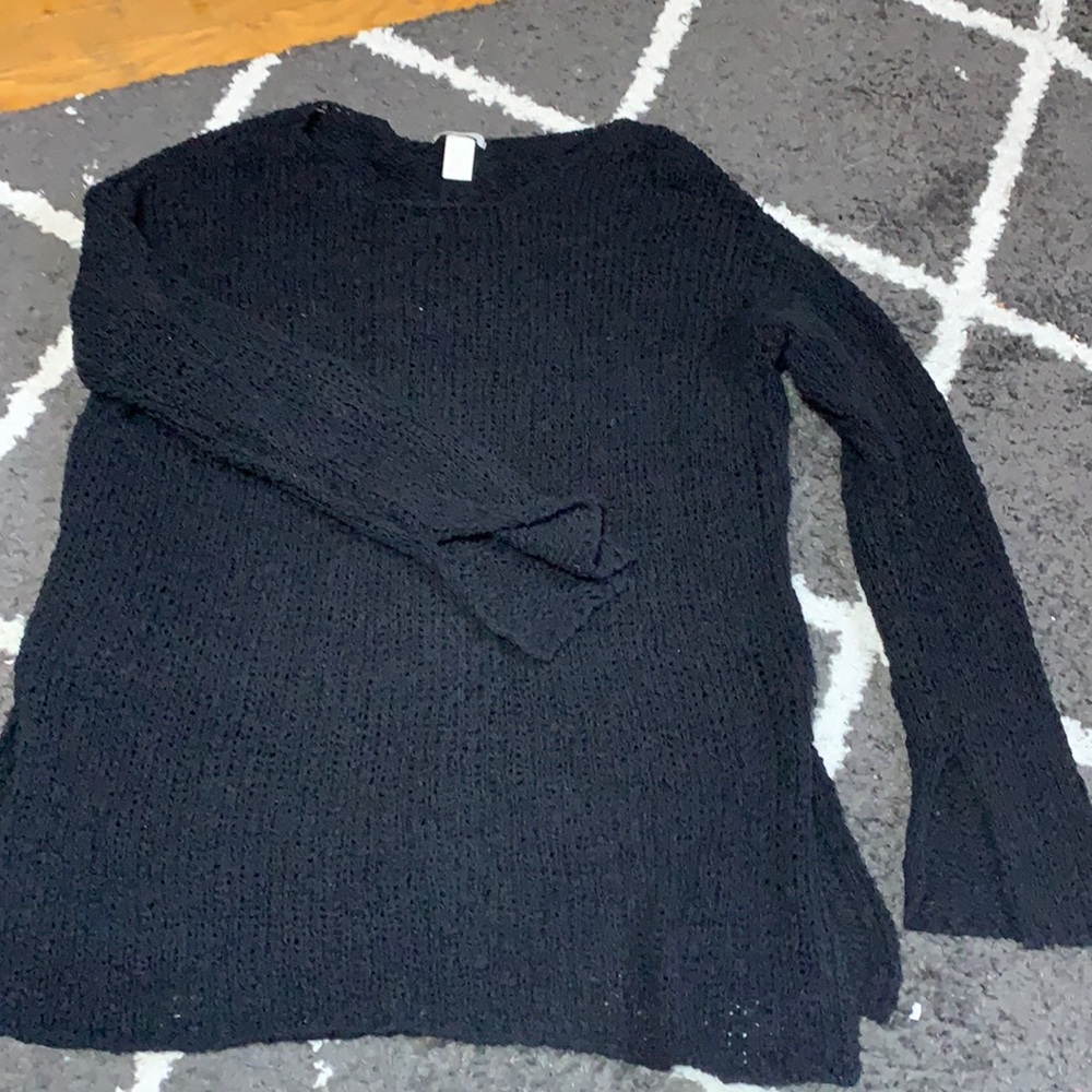 H&M Black knit sweater